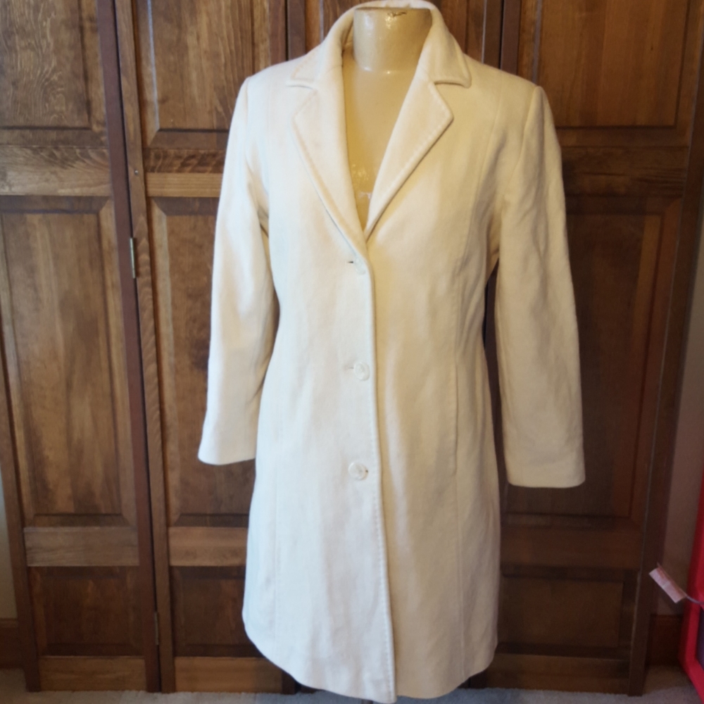 Marvin Richards Vintage Wool Knee Length Coat Sz 10P